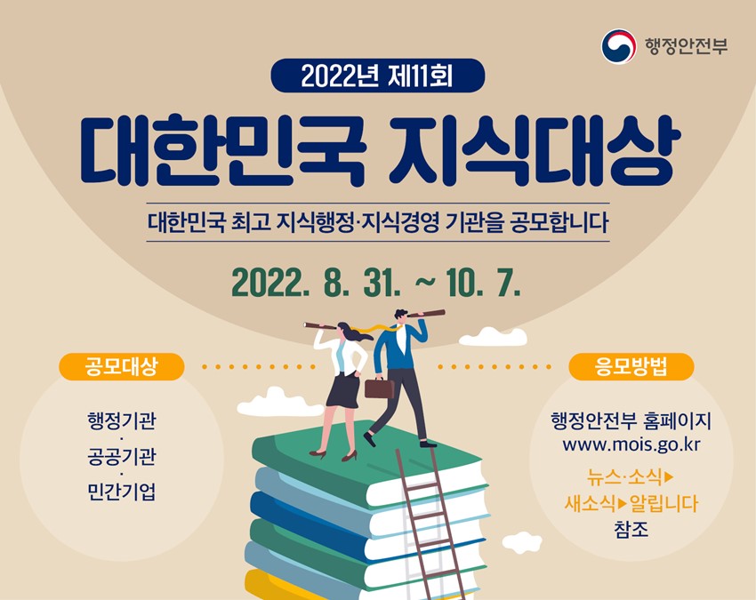 1.2022년 「제11회 대한민국 지식대상」공모 안내